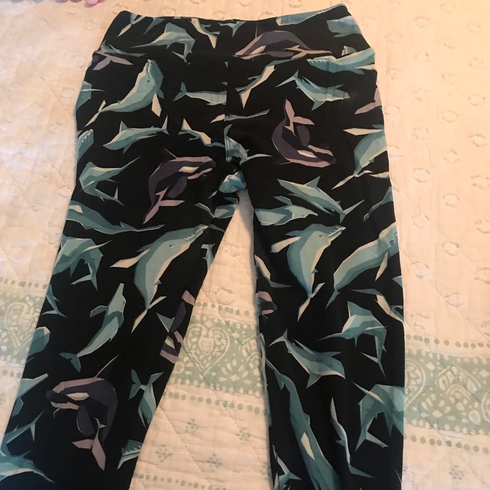 Unicorn!!!!  Lularoe shark orca whale leggings OS